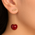 Pendientes cereza