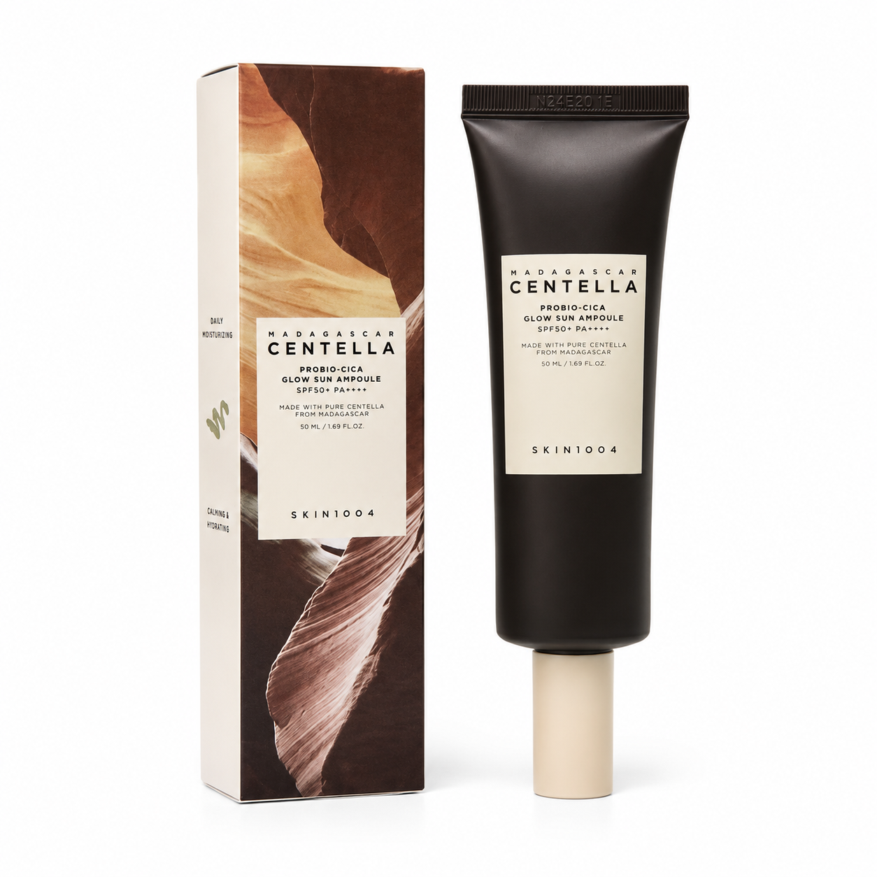 Protector solar Centella Probio-Cica Glow Sun Ampoule SPF50+ PA++++ 50 ml
