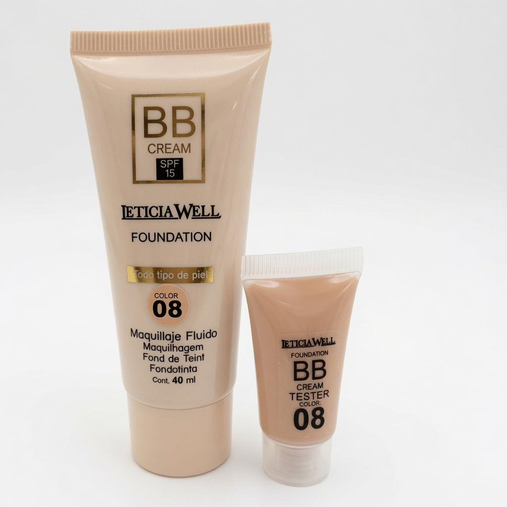 BB Cream Foundation JeticiaWell - Color 08 (40ml)