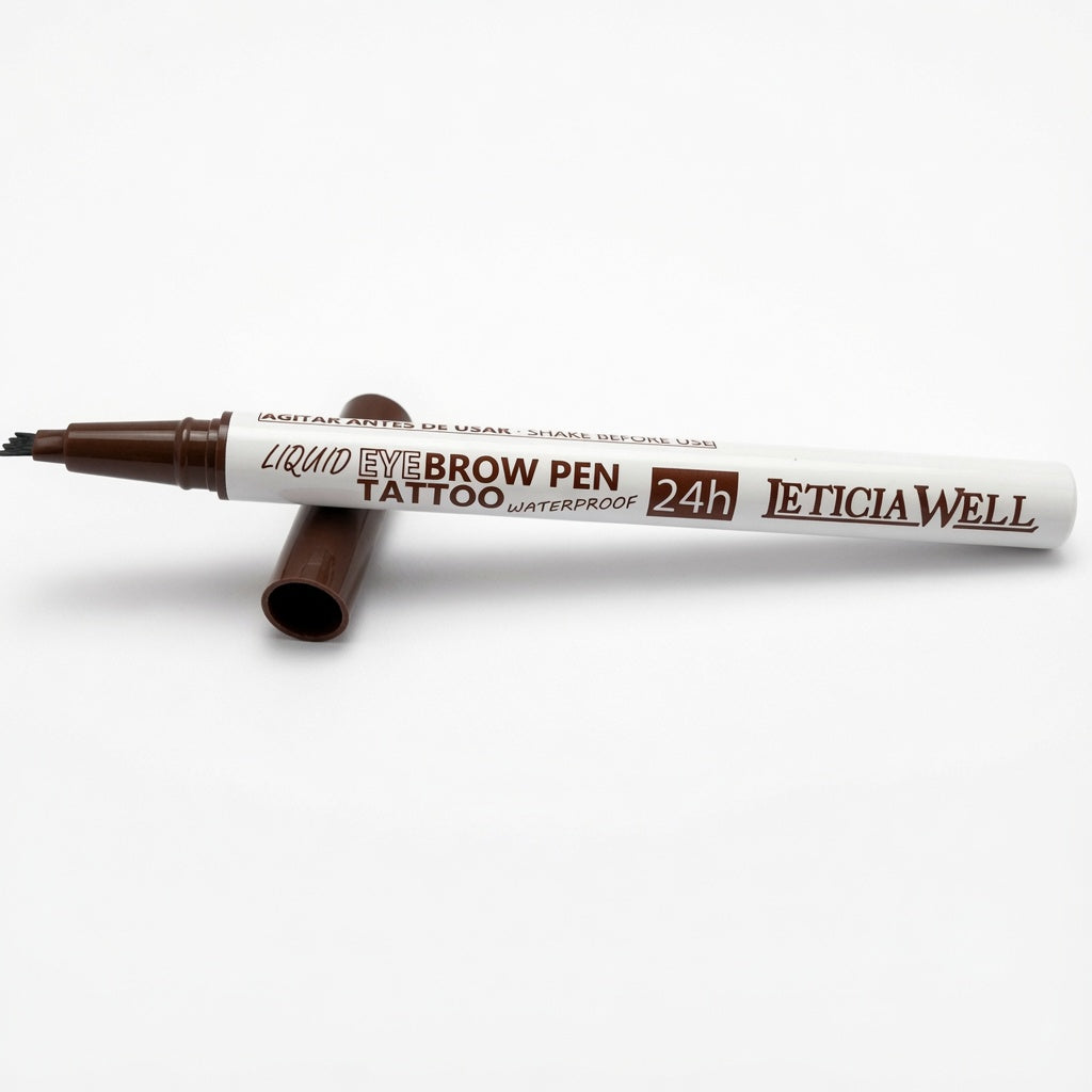 Leticia Well - Liquid Eyebrow Pen 24h Waterproof Marrón