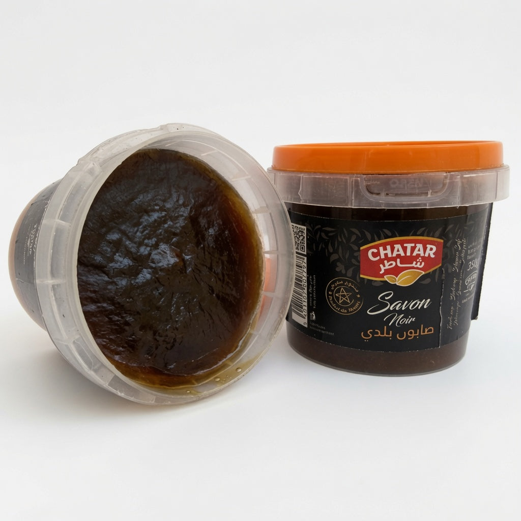 Jabón/exfoliante negro tradicional