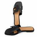 Sandalias Planas Negras
