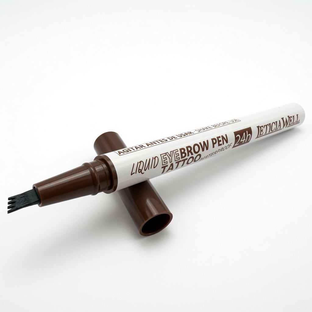 Leticia Well - Liquid Eyebrow Pen 24h Waterproof Marrón