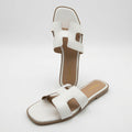 Sandalias Planas Blancas