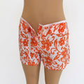 Shorts Playeros con Estampado de Hibiscos y Bolsillo para Móvil - Estilo Tropical